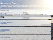 Tablet Screenshot of narragansettbaykeeper.blogspot.com