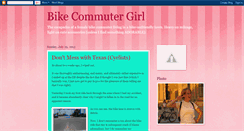 Desktop Screenshot of bikecommutergirl.blogspot.com