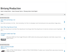 Tablet Screenshot of bintang-production.blogspot.com