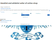 Tablet Screenshot of blacklistandwhitelistseller.blogspot.com