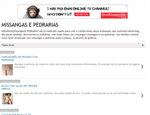 Tablet Screenshot of missangasepedrarias.blogspot.com