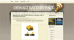 Desktop Screenshot of hewalt-battery-pack.blogspot.com