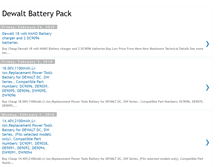 Tablet Screenshot of hewalt-battery-pack.blogspot.com