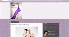 Desktop Screenshot of houseofviolet.blogspot.com