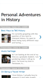 Mobile Screenshot of personaladventuresinhistory.blogspot.com