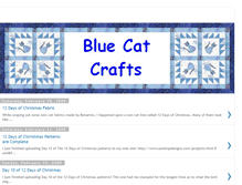 Tablet Screenshot of bluecatcrafts.blogspot.com