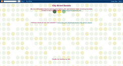 Desktop Screenshot of citystreetsweets.blogspot.com