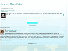 Tablet Screenshot of kimberlydawncakes.blogspot.com