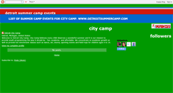 Desktop Screenshot of detroitsummercampevents.blogspot.com