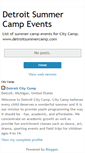 Mobile Screenshot of detroitsummercampevents.blogspot.com