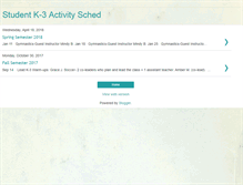 Tablet Screenshot of k-3schedule.blogspot.com