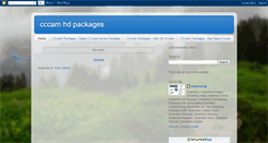 Desktop Screenshot of cccamhdpackages.blogspot.com