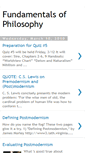 Mobile Screenshot of fundamentalsofphilosophy.blogspot.com