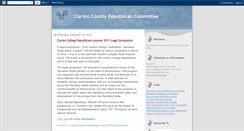 Desktop Screenshot of clariongop.blogspot.com