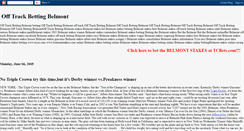 Desktop Screenshot of offtrackbettingbelmont.blogspot.com