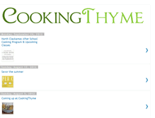 Tablet Screenshot of cookingthymepdx.blogspot.com