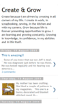 Mobile Screenshot of createandgrow.blogspot.com