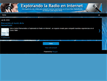 Tablet Screenshot of explorandolaradioeninternet.blogspot.com