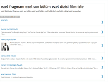 Tablet Screenshot of ezelfragmanizle.blogspot.com