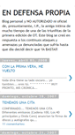 Mobile Screenshot of inmaendefensapropia.blogspot.com