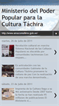 Mobile Screenshot of gabinetedelaculturatachira.blogspot.com