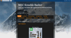 Desktop Screenshot of knucklebasher.blogspot.com