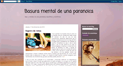 Desktop Screenshot of basuraparanoica.blogspot.com