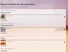 Tablet Screenshot of basuraparanoica.blogspot.com