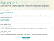 Tablet Screenshot of helpforconsumers.blogspot.com