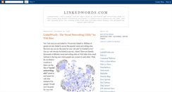 Desktop Screenshot of linkedwords.blogspot.com