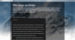 Desktop Screenshot of miscosasperdidas.blogspot.com