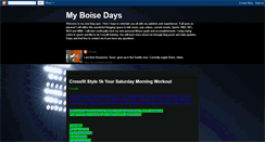 Desktop Screenshot of myboisedays.blogspot.com