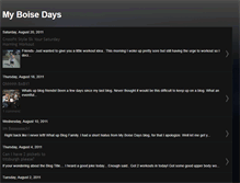 Tablet Screenshot of myboisedays.blogspot.com