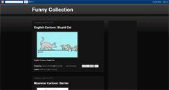 Desktop Screenshot of funnycollections.blogspot.com