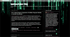 Desktop Screenshot of ignitioncyberclub.blogspot.com