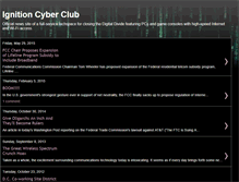 Tablet Screenshot of ignitioncyberclub.blogspot.com