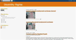 Desktop Screenshot of disabilityrightsdlu.blogspot.com