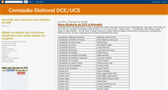 Desktop Screenshot of comissaoeleitoraldceucs.blogspot.com