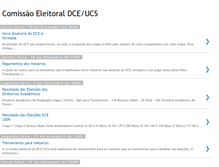 Tablet Screenshot of comissaoeleitoraldceucs.blogspot.com