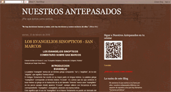 Desktop Screenshot of antepasadosnuestros.blogspot.com