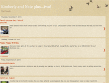 Tablet Screenshot of kimberlyandnate.blogspot.com