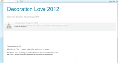 Desktop Screenshot of decorationlove.blogspot.com