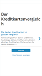 Mobile Screenshot of kreditkarten2008.blogspot.com