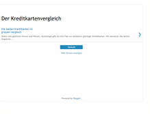 Tablet Screenshot of kreditkarten2008.blogspot.com