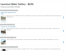 Tablet Screenshot of lawrencebakergallery.blogspot.com