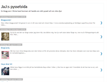 Tablet Screenshot of minpysselsida.blogspot.com