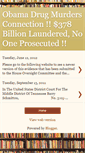 Mobile Screenshot of obamadrugmurdersconnection.blogspot.com