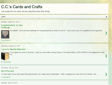 Tablet Screenshot of ccscards.blogspot.com