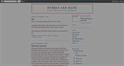 Desktop Screenshot of hubrishate.blogspot.com