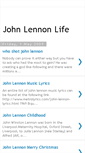 Mobile Screenshot of johnlennonquotations.blogspot.com